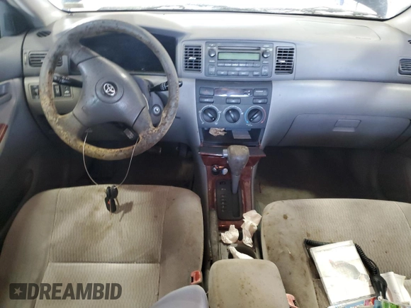 2005 Toyota Corolla CE with VIN 2T1BR30E75C436384, listed as a Copart auction lot 55568545 with 177,401 mi miles and Clean Title. Bid and sale history available at DreamBid. Image 8.