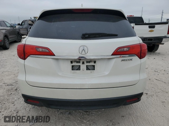 2015 Acura RDX Tech Pkg with VIN 5J8TB3H55FL004143, listed as a Copart auction lot 54083364 with Not Provided miles and Salvage Title. Bid and sale history available at carsss.com. Image 6.