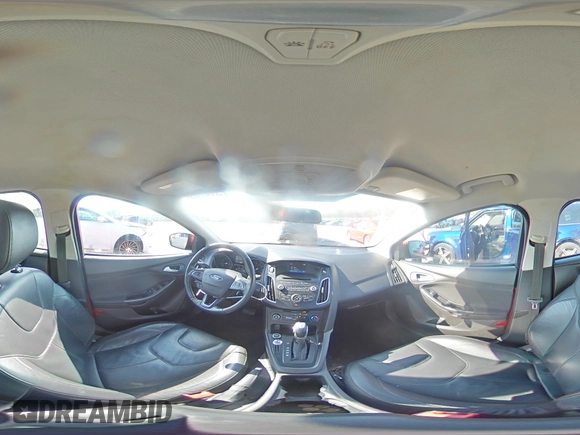 2015 Ford Focus SE with VIN 1FADP3F2XFL336419, listed as a Copart auction lot 52314705 with 105,555 mi miles and Salvage Title. Bid and sale history available at carsss.com. Image 14.