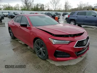 2021 Acura TLX Technology with VIN 19UUB5F42MA008752, listed as a Copart auction lot 51679665 with Not provided miles and Salvage title. Bid and sale history available at DreamBid. Image 11.