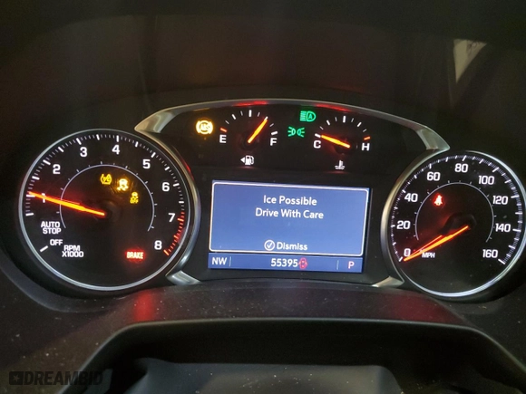 2021 Chevrolet Blazer LT with VIN 3GNKBJRS4MS556749, listed as a Copart auction lot 42142345 with 55,395 mi miles and Non Repairable. Bid and sale history available at carsss.com. Image 9.
