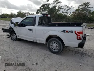 2018 Ford F-150 XL with VIN 1FTMF1EB5JKF62563, listed as a Copart auction lot 44368415 with 84,638 mi miles and Salvage title. Bid and sale history available at DreamBid. Image 2.