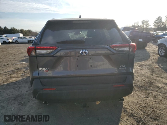 2024 Toyota RAV4 Hybrid XLE Premium with VIN 4T3B6RFV9RU155329, listed as a Copart auction lot 46131295 with 47,961 mi miles and Salvage Title. Bid and sale history available at DreamBid. Image 6.