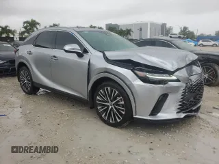 2024 Lexus RX 350 with VIN 2T2BAMBA1RC036314, listed as a Copart auction lot 59388355 with 7,383 mi miles and Salvage title. Bid and sale history available at DreamBid. Image 4.