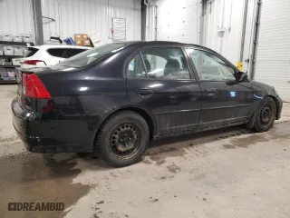 2004 Honda Civic LX with VIN 2HGES16604H911241, listed as a Copart auction lot 51665725 with 170,551 mi miles and Clean Title. Bid and sale history available at carsss.com. Image 3.