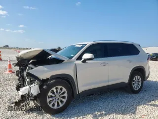 2024 Toyota Highlander XLE with VIN 5TDAAAA53RS003230, listed as a Copart auction lot 59742505 with 66,696 mi miles and Salvage title. Bid and sale history available at DreamBid. Image 1.