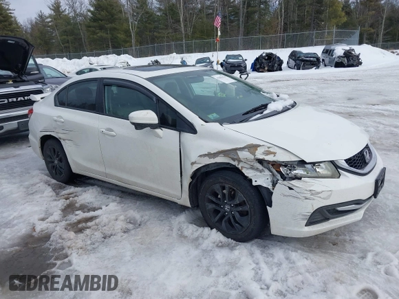 2015 Honda Civic EX with VIN 2HGFB2F86FH533408, listed as a IAAI auction lot 41655178 with 150,789 mi miles and . Bid and sale history available at carsss.com. Image 6.