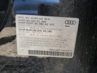 2017 Audi Q5 Premium Plus z VIN WA1L2AFP1HA036376, wystawiony jako Copart lot #55484275 z przebiegiem 172 849 mil mil oraz Szkoda całkowita • Salvage title. Historia ofert i sprzedaży dostępna na DreamBid. Obrazek 12.