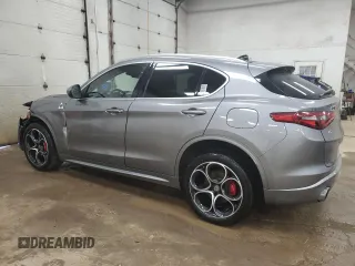 2020 Alfa Romeo Stelvio Ti z VIN ZASPAKBN1L7C88968, wystawiony jako Copart lot #51223235 z przebiegiem 79 530 mil mil oraz Szkoda całkowita • Salvage title. Historia ofert i sprzedaży dostępna na DreamBid. Obrazek 2.