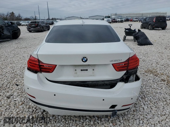 2017 BMW 4 Series 430i with VIN WBA4R7C37HK896333, listed as a Copart auction lot 88597215 with 114,500 mi miles and Salvage Title. Bid and sale history available at DreamBid. Image 6.