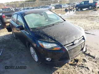2012 Ford Focus SEL with VIN 1FAHP3M29CL270395, listed as a IAAI auction lot 41763912 with 145,872 mi miles. Bid and sale history available at carsss.com. Image 1.