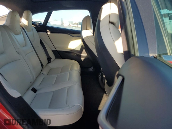 2020 Tesla Model S Long Range with VIN 5YJSA1E21LF360289, listed as a Copart auction lot 53632735 with 107,672 mi miles and Salvage Title. Bid and sale history available at carsss.com. Image 14.