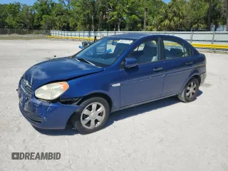 2007 Hyundai Accent GLS with VIN KMHCN46C57U106451, listed as a Copart auction lot 49670175 with 95,196 mi miles and Salvage Title. Bid and sale history available at carsss.com. Image 1.