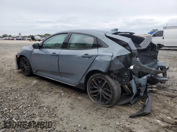 2021 Honda Civic Sport with VIN SHHFK7H45MU218803, listed as a Copart auction lot 46521875 with 79,949 mi miles and Non Repairable. Bid and sale history available at DreamBid. Image 2.