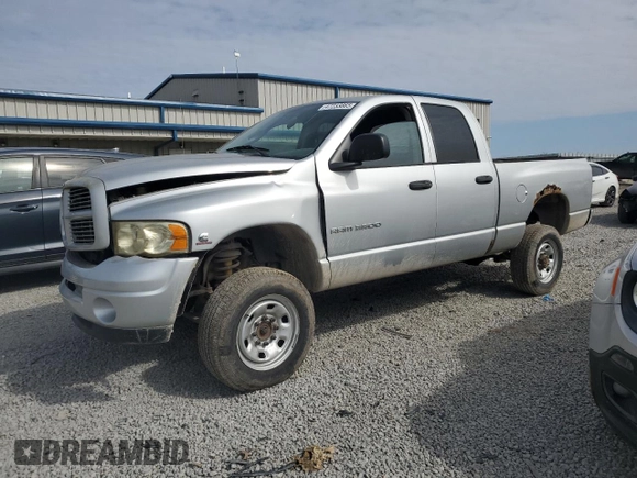 2003 Dodge Ram 2500 ST with VIN 3D7KU28C13G810301, listed as a Copart auction lot 47233865 with 405,890 mi miles and Salvage Title. Bid and sale history available at carsss.com. Image 1.