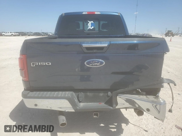 2015 Ford F-150 XLT with VIN 1FTEW1EF8FKD06237, listed as a Copart auction lot 50693145 with 185,609 mi miles and Salvage title. Bid and sale history available at DreamBid. Image 6.