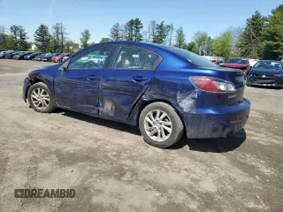 2012 Mazda 3 i Touring with VIN JM1BL1V83C1651660, listed as a Copart auction lot 55129155 with 112,782 mi miles and Salvage Title. Bid and sale history available at DreamBid. Image 2.