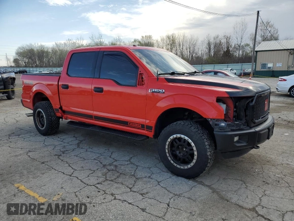 2016 Ford F-150 XLT with VIN 1FTEW1EFXGKE97998, listed as a Copart auction lot 51929315 with 150,933 mi miles and Salvage Title. Bid and sale history available at carsss.com. Image 4.