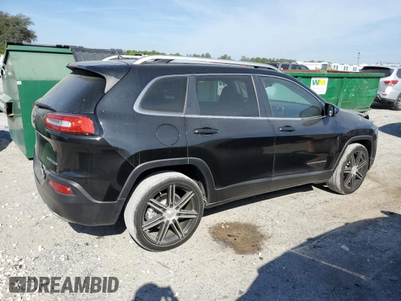 2015 Jeep Cherokee Limited with VIN 1C4PJLDS4FW678460, listed as a Copart auction lot 50733465 with 70,015 mi miles and Salvage Title. Bid and sale history available at DreamBid. Image 3.