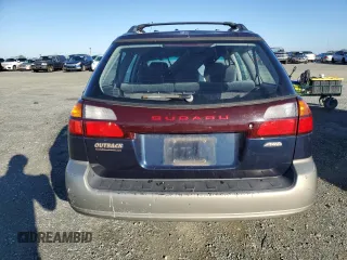 2001 Subaru Legacy Outback with VIN 4S3BH665717674890, listed as a Copart auction lot 41437595 with 267,990 mi miles and Clean title. Bid and sale history available at DreamBid. Image 6.