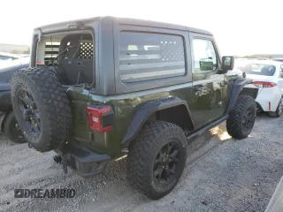 2021 Jeep Wrangler Sport S with VIN 1C4HJXAG6MW557583, listed as a Copart auction lot 88603685 with 28,325 mi miles and Salvage Title. Bid and sale history available at DreamBid. Image 3.