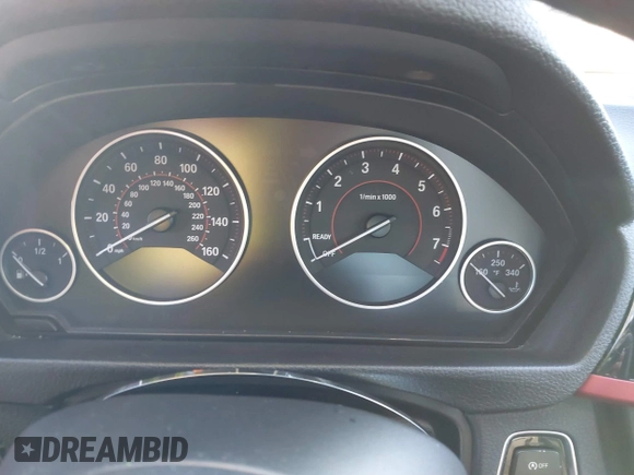 2013 BMW 3 Series 328i with VIN WBA3A5C54DF357700, listed as a IAAI auction lot 41341664 with 1 mi miles. Bid and sale history available at carsss.com. Image 7.