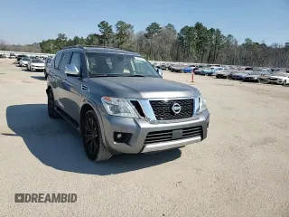 2017 Nissan Armada Platinum with VIN JN8AY2NE2H9707853, listed as a Copart auction lot 46654655 with 69,106 mi miles and Clean Title. Bid and sale history available at carsss.com. Image 11.