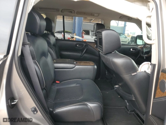 2015 Infiniti QX80 with VIN JN8AZ2NF6F9574212, listed as a Copart auction lot 48471245 with 128,628 mi miles and Salvage Title. Bid and sale history available at carsss.com. Image 10.