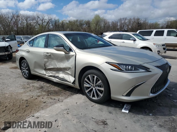 2019 Lexus ES 350 with VIN 58ABZ1B10KU020498, listed as a Copart auction lot 51284535 with 61,157 mi miles and Salvage Title. Bid and sale history available at DreamBid. Image 4.