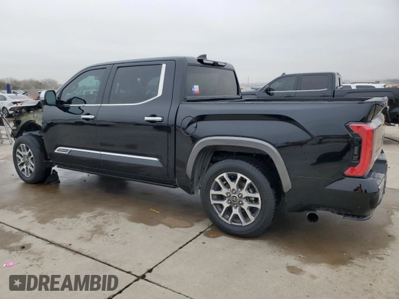 2022 Toyota Tundra 1794 Edition with VIN 5TFMA5DB1NX004452, listed as a Copart auction lot 43456365 with 37,191 mi miles and Salvage title. Bid and sale history available at DreamBid. Image 2.
