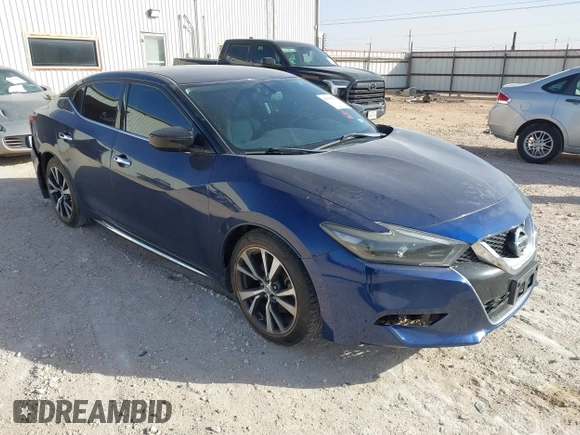 2017 Nissan Maxima SV with VIN 1N4AA6AP2HC412419, listed as a IAAI auction lot 41815179 with 53,249 mi miles and . Bid and sale history available at DreamBid. Image 1.