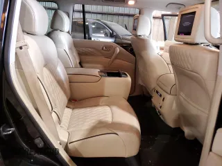 2018 Infiniti QX80 with VIN JN8AZ2NF1J9663887, listed as a Copart auction lot 66756394 with 81,628 mi miles and Salvage Title. Bid and sale history available at carsss.com. Image 10.