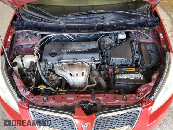 2009 Pontiac Vibe with VIN 5Y2SM67009Z403281, listed as a Copart auction lot 53759085 with 151,365 mi miles and Salvage Title. Bid and sale history available at carsss.com. Image 11.