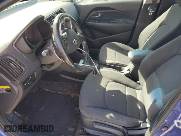 2014 Kia Rio EX with VIN KNADN5A36E6352381, listed as a Copart auction lot 73248004 with 89,838 mi miles and Salvage Title. Bid and sale history available at carsss.com. Image 7.