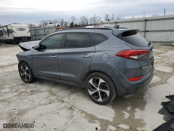 2016 Hyundai Tucson Limited with VIN KM8J33A29GU045062, listed as a Copart auction lot 48024895 with 136,746 mi miles and Salvage Title. Bid and sale history available at carsss.com. Image 2.