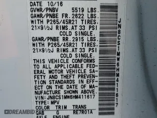 2017 Infiniti QX70 with VIN JN8CS1MW6HM411617, listed as a Copart auction lot 48076265 with 51,482 mi miles and Salvage Title. Bid and sale history available at carsss.com. Image 16.