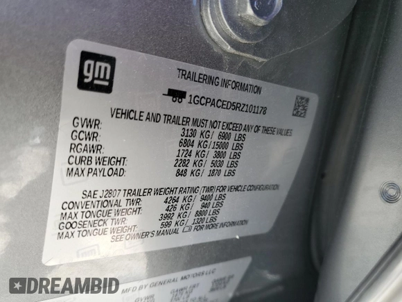 2024 Chevrolet Silverado 1500 LT with VIN 1GCPACED5RZ101178, listed as a Copart auction lot 83412754 with 32,864 mi miles and Non Repairable. Bid and sale history available at DreamBid. Image 12.
