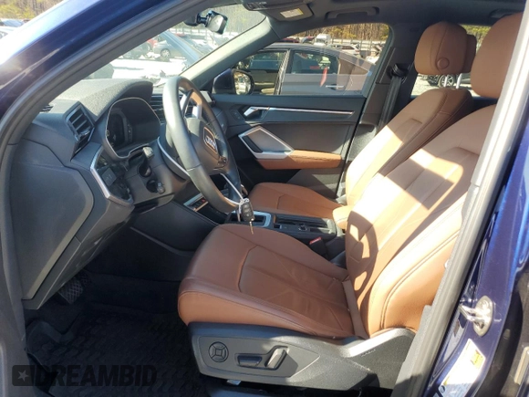 2022 Audi Q3 Premium Plus with VIN WA1BUCF36N1127685, listed as a Copart auction lot 42190355 with 45,862 mi miles and Salvage title. Bid and sale history available at DreamBid. Image 7.