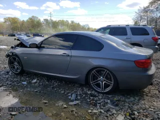 2012 BMW 3 Series 335is with VIN WBAKG1C53CE839551, listed as a Copart auction lot 53141095 with Not provided miles and Salvage title. Bid and sale history available at DreamBid. Image 2.