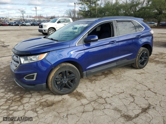 2015 Ford Edge SEL with VIN 2FMTK3J98FBC16266, listed as a Copart auction lot 86728864 with 0 mi miles and Salvage Title. Bid and sale history available at carsss.com. Image 1.