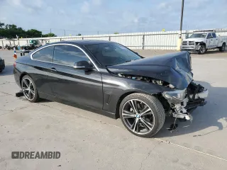 2020 BMW 4 Series 430i with VIN WBA4W3C05LFJ72875, listed as a Copart auction lot 52815985 with 81,788 mi miles and Salvage title. Bid and sale history available at DreamBid. Image 4.