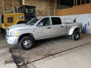 2006 Dodge 3500 SLT z VIN 3D7MX49C76G285307, wystawiony jako Copart lot #62428695 z przebiegiem 104 413 mil mil oraz Czysty tytuł • Clean title. Historia ofert i sprzedaży dostępna na DreamBid. Obrazek 1.
