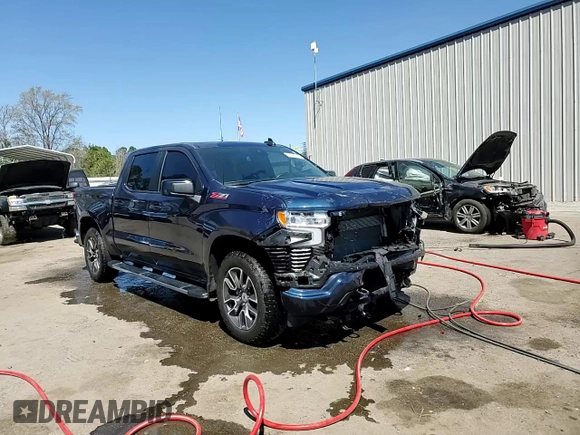 2023 Chevrolet Silverado 1500 RST with VIN 2GCUDEED3P1137124, listed as a Copart auction lot 50585395 with 28,332 mi miles and Salvage Title. Bid and sale history available at DreamBid. Image 14.
