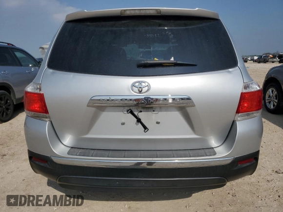 2013 Toyota Highlander with VIN 5TDZA3EH7DS034217, listed as a Copart auction lot 51240545 with 123,285 mi miles and Clean Title. Bid and sale history available at DreamBid. Image 6.