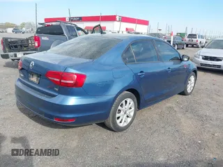 2015 Volkswagen Jetta Sedan 1.8T SE with VIN 3VWD17AJ0FM284070, listed as a IAAI auction lot 41853883 with 194,725 mi miles. Bid and sale history available at carsss.com. Image 4.