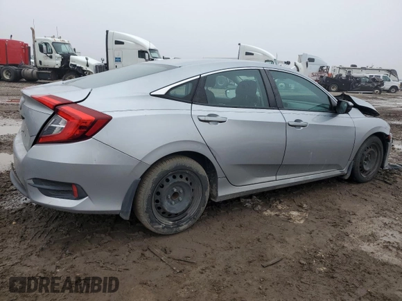 2017 Honda Civic Sedan LX with VIN 19XFC2F6XHE021434, listed as a Copart auction lot 46477715 with 119,343 mi miles and Salvage Title. Bid and sale history available at carsss.com. Image 3.