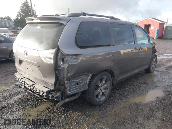 2015 Toyota Sienna SE with VIN 5TDXK3DC2FS540681, listed as a IAAI auction lot 41192481 with 108,782 mi miles and . Bid and sale history available at DreamBid. Image 4.