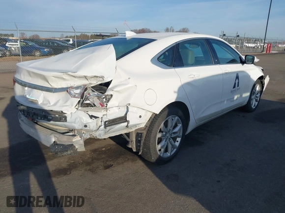 2019 Chevrolet Impala LT with VIN 1G11Z5SA8KU137852, listed as a IAAI auction lot 41764937 with 157,172 mi miles and . Bid and sale history available at DreamBid. Image 4.