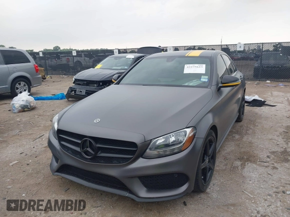 2016 Mercedes-Benz C 300 with VIN 55SWF4JBXGU172594, listed as a IAAI auction lot 42275623 with 92,446 mi miles and . Bid and sale history available at DreamBid. Image 17.