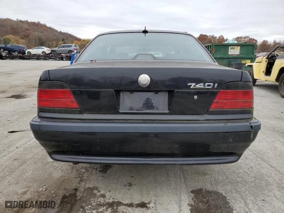 2001 BMW 7 Series 740iA with VIN WBAGG83431DN84358, listed as a Copart auction lot 78825624 with 220,545 mi miles and Clean Title. Bid and sale history available at carsss.com. Image 6.
